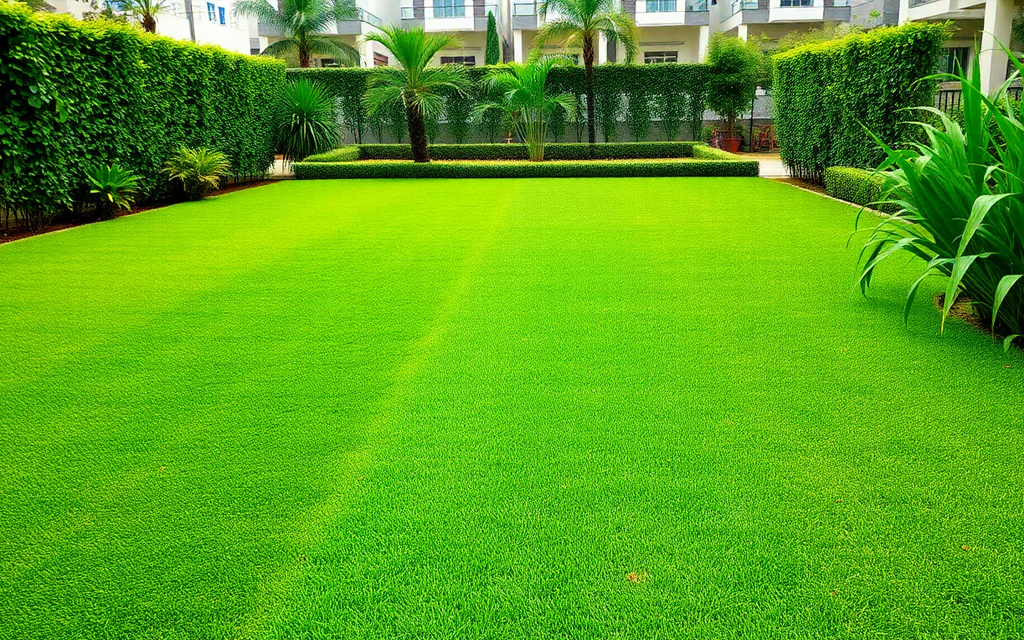 Natural grass installation and maintenance